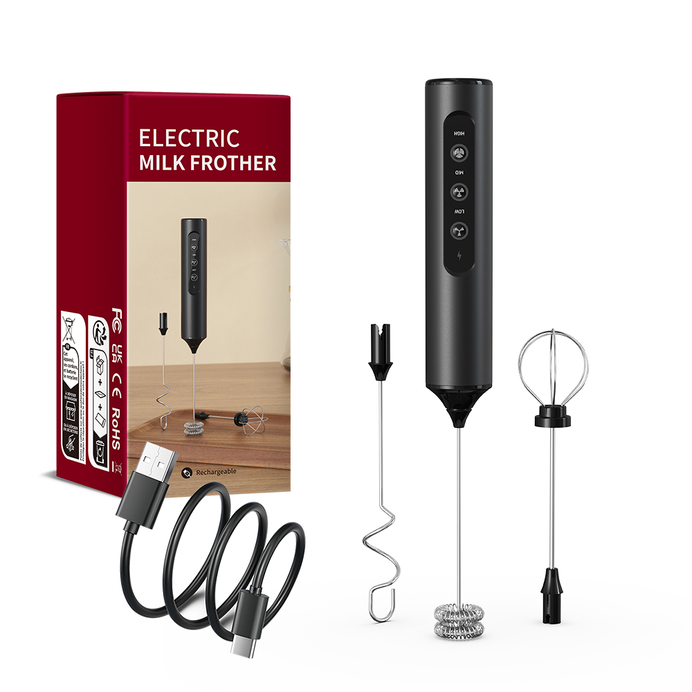 Immersion Hand Blender Set - ワイヤレス電動ミニミルクフォーマー、コーヒーウィスク、ポータブルエッグビーター、ブレンダー、キッチン調理用攪拌機、カプチーノコーヒーメーカー