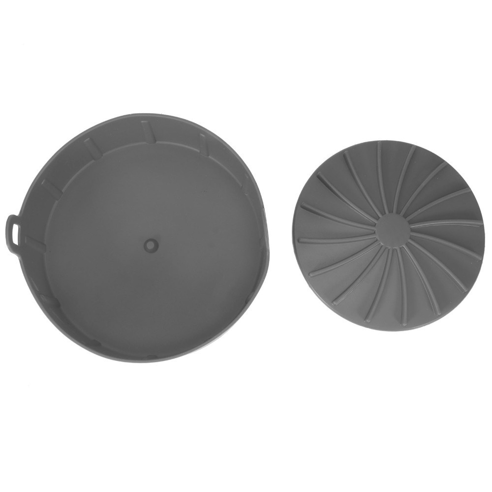 Air Fryer Silicone Pot Liner - 食品グレードシリコン製エアフライヤー用シリコンポット、耐熱性ノンスティックシリコン製エアフライヤーライナー、食器洗い機対応、汎用ベーキングポット