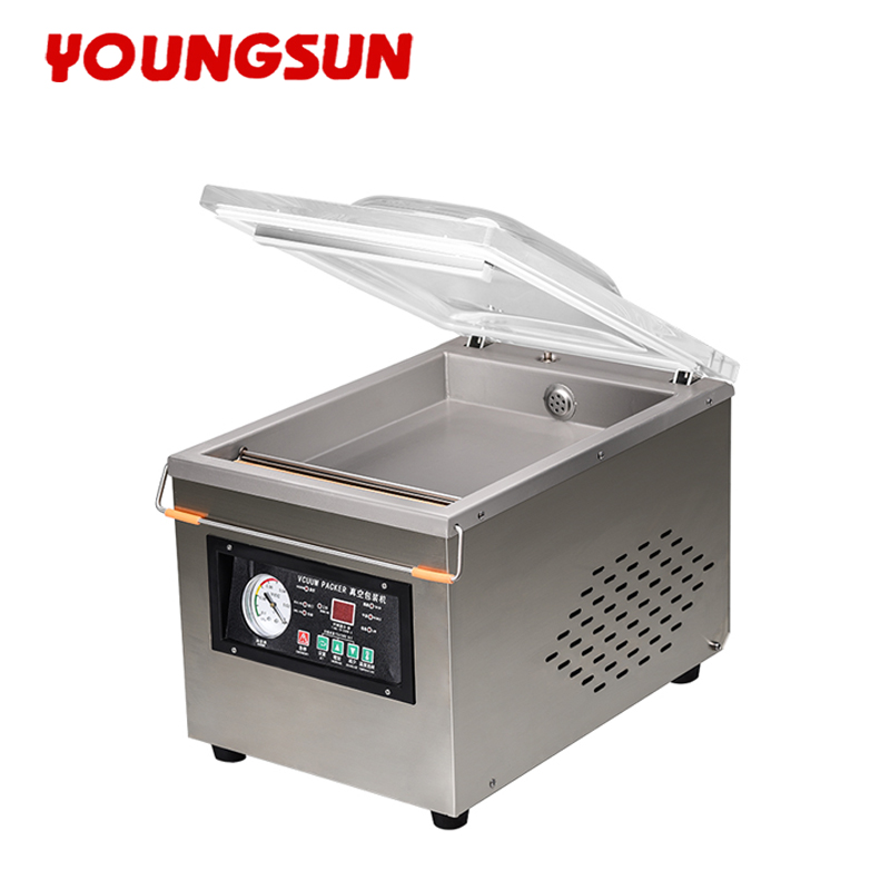 Food Vacuum Sealer Machine - ヤングサン工場価格 卓上型単品包装 肉・米・食品用プラスチック袋真空包装機 DZ-260 業務用真空シーラー