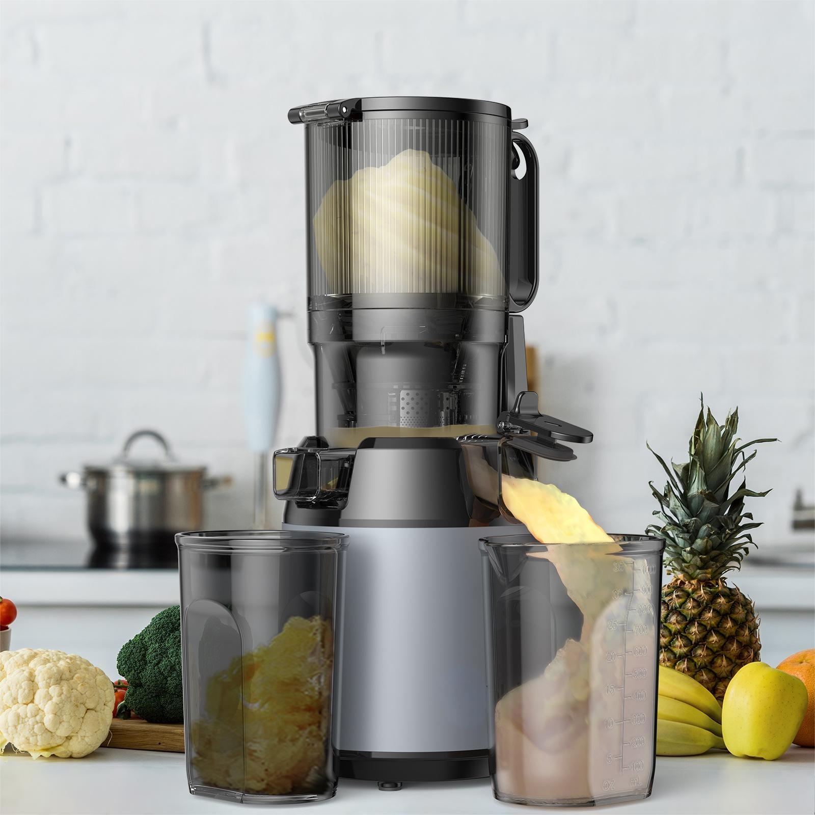 Electric Slow Juicer Cold Press - 業務用電動コールドプレスハンドミニポータブルスロージューサーフレッシュスムージーフルーツシトラスオレンジジューサー抽出機ブレンダー