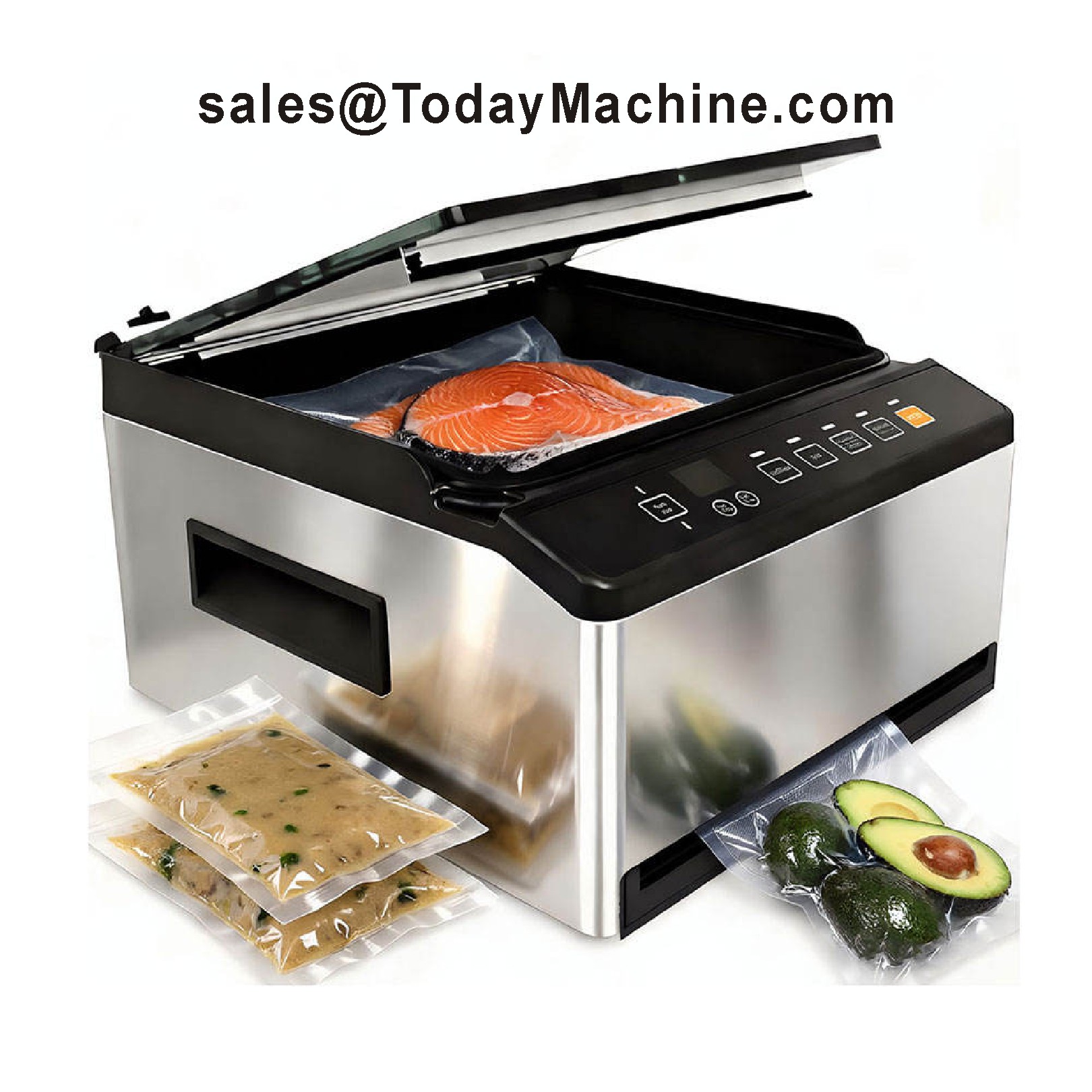 Food Vacuum Sealer Machine - 工場価格卓上型単一包装肉・米・食品用プラスチックバッグ真空機DZ-260業務用真空シーラー機