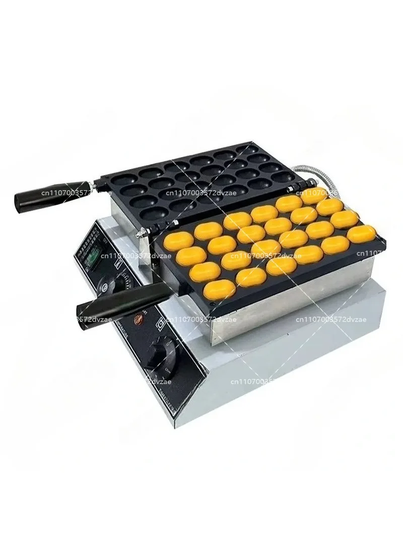 Mini Waffle Maker Machine - ミニオーバルエッグワッフルメーカー、ノンスティックコーティング、スポンジケーキ、バブルワッフル焼き機、業務用および家庭用、電気式またはガス式