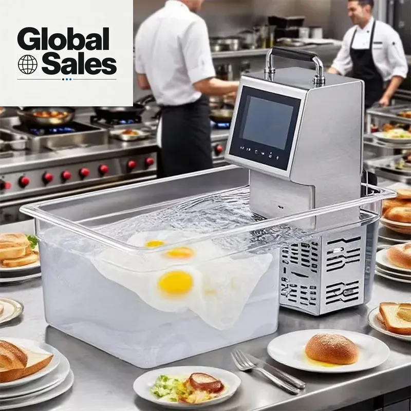 Digital Sous Vide Precision Cooker - ステンレス製デジタルLEDディスプレイ付き真空調理器、精密低温調理用