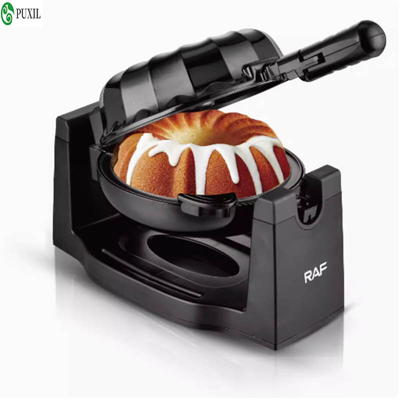 Mini Waffle Maker Machine - 最新の高品質電動回転式ラババンデュートケーキメーカー回転式バンデュートケーキメーカー