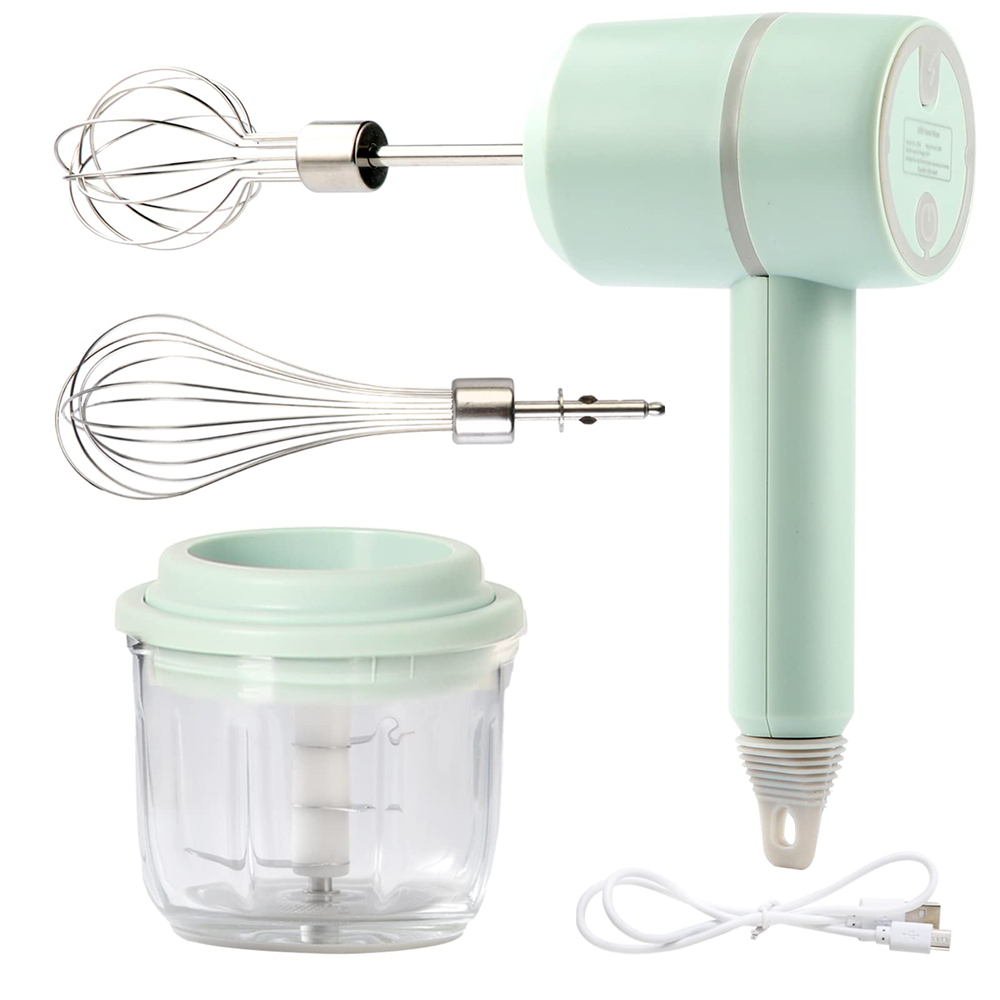 Immersion Hand Blender Set - ポータブルブレンダーミキサーキッチンツールハンドミキサー電動フードプロセッサーセットミルク泡立て器卵ビーターケーキベーキング混練ミキサー