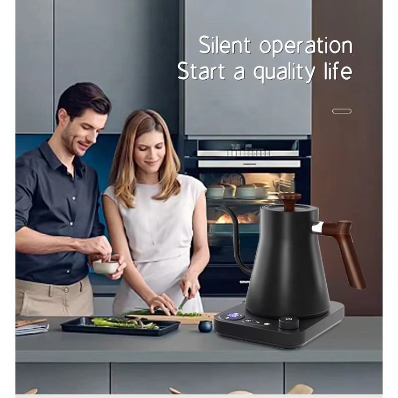 新型デザイン フィッシュスマート電動ポアオーバーケトル グー - Electric Kettle Temperature Control のレビューと価格