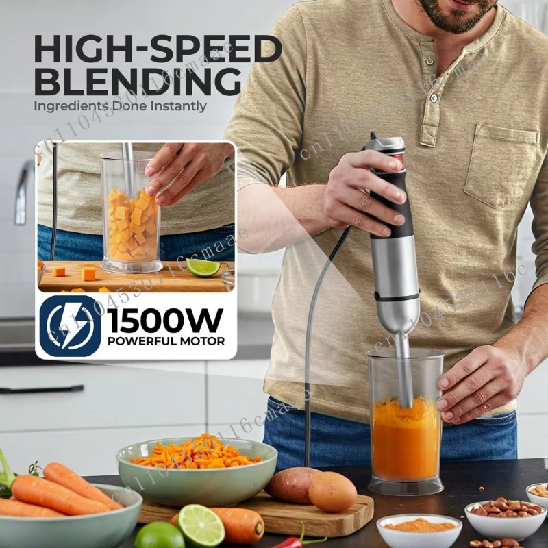 6in1 1200Wパワフルハンドブレンダーセット、プロ仕様 - Immersion Hand Blender Set のレビューと価格
