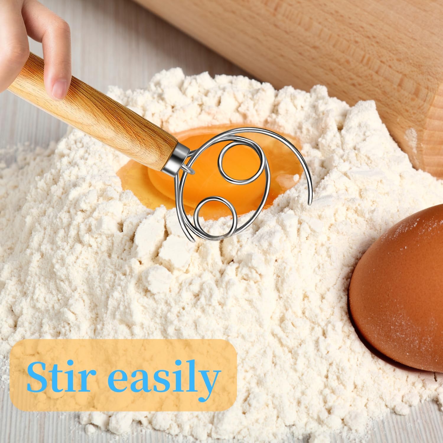 ステンレス鋼ハンドミキサー生地混練機手動生地泡立て器小麦粉ブ - Immersion Hand Blender Set のレビューと価格