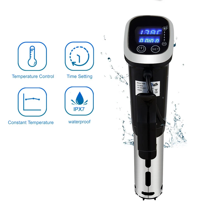 IPX7防水真空調理器精密調理器浸漬サーキュレーター、真空調 - Digital Sous Vide Precision Cooker のレビューと価格