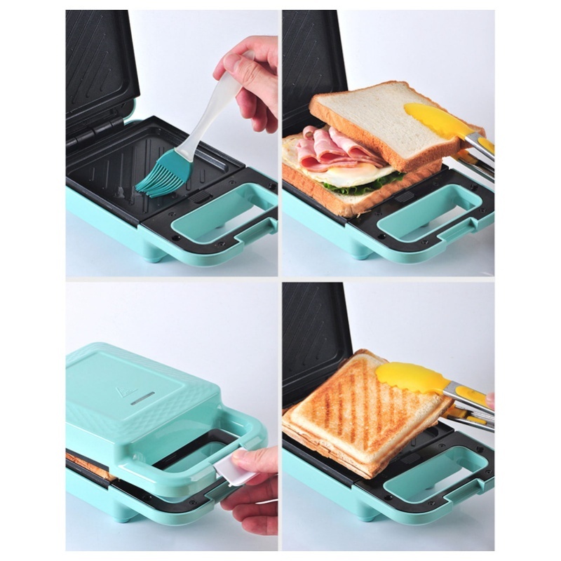 家庭用ミニ自動朝食マシン多機能ワッフルサンドイッチメーカーグ - Mini Waffle Maker Machine のレビューと価格