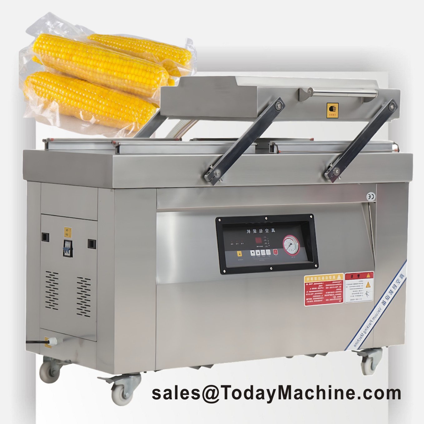 単室フルーツ・肉類真空シーラー、液体の多い湿った食品用全自動 - Food Vacuum Sealer Machine のレビューと価格