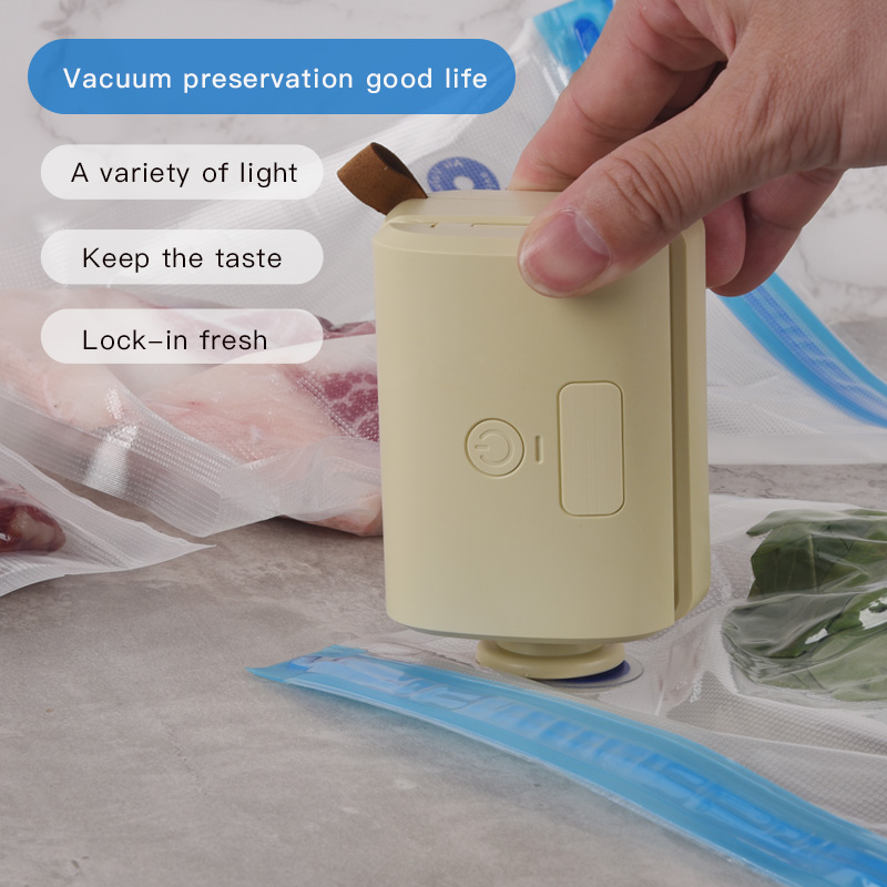 ミニポータブル真空ポンプ包装機 食品用電動真空シーラー - Food Vacuum Sealer Machine のレビューと価格
