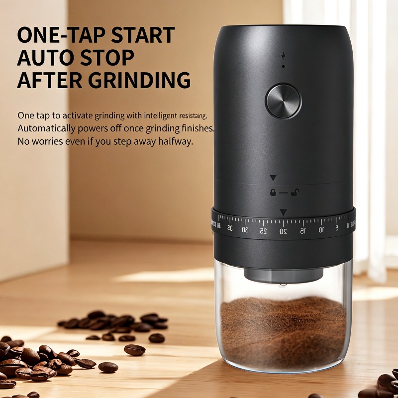 ポータブル USB 電気カフェティエラ豆グラインダー 40  - Coffee Bean Grinder Electric のレビューと価格
