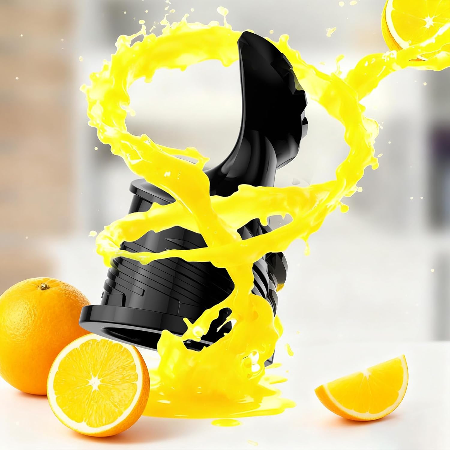 低速咀嚼式コールドプレスジューサー、300W、5.4インチ幅 - Electric Slow Juicer Cold Press のレビューと価格