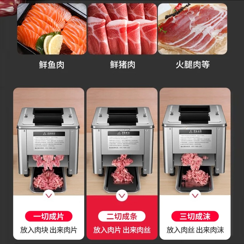 電動肉スライサーマシン業務用家庭用グラインダー自動魚硬質野菜 - Automatic Meat Slicer Home のレビューと価格